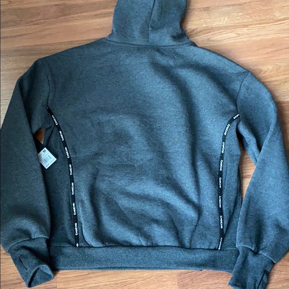BEBE NWT charcoal gray hoodie with pocket - Picture 8 of 8